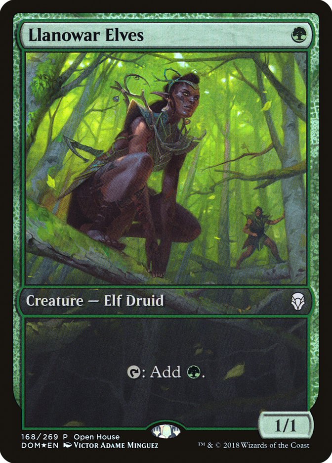 Llanowar Elves (Open House) [Dominaria Promos] | Clutch Gaming