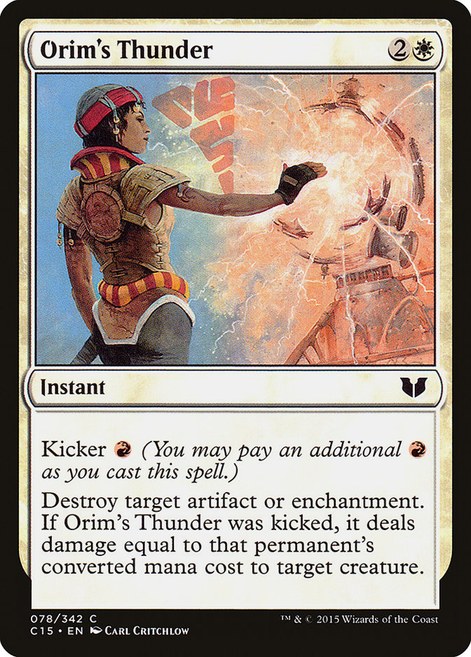 Orim's Thunder [Commander 2015] | Clutch Gaming