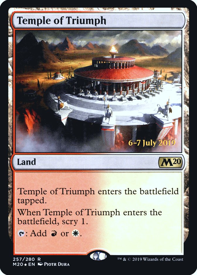 Temple of Triumph [Core Set 2020 Prerelease Promos] | Clutch Gaming