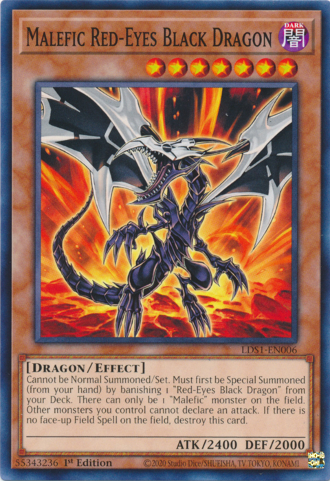 Malefic Red-Eyes Black Dragon [LDS1-EN006] Common | Clutch Gaming