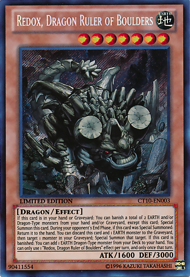 Redox, Dragon Ruler of Boulders [CT10-EN003] Secret Rare | Clutch Gaming