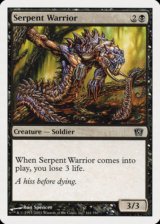 Serpent Warrior [Eighth Edition] | Clutch Gaming