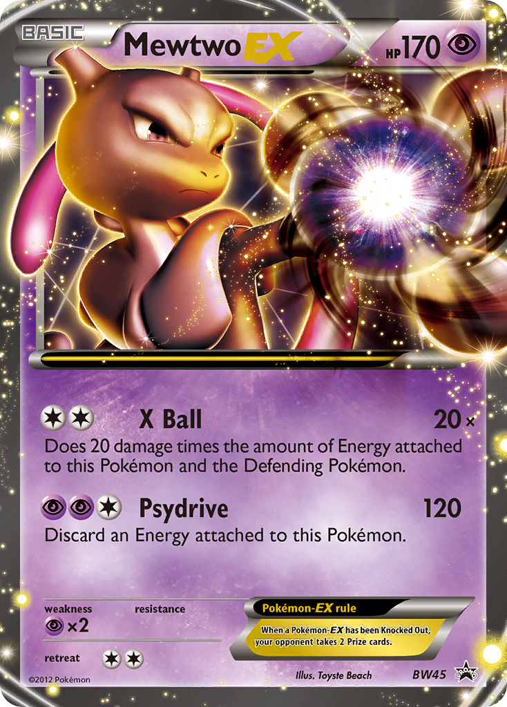 Mewtwo EX (BW45) [Black & White: Black Star Promos] | Clutch Gaming