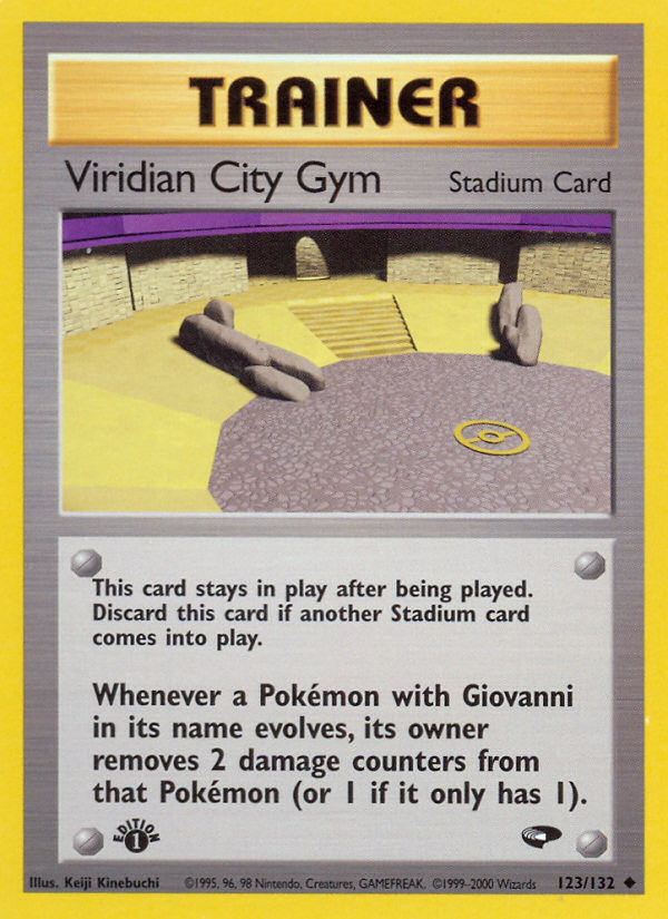 Viridian City Gym (123/132) [Gym Challenge 1st Edition] | Clutch Gaming