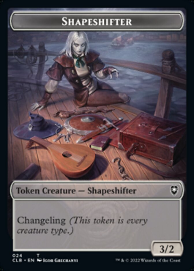 Shapeshifter (024) // Shapeshifter (028) Double-Sided Token [Commander Legends: Battle for Baldur's Gate Tokens] | Clutch Gaming