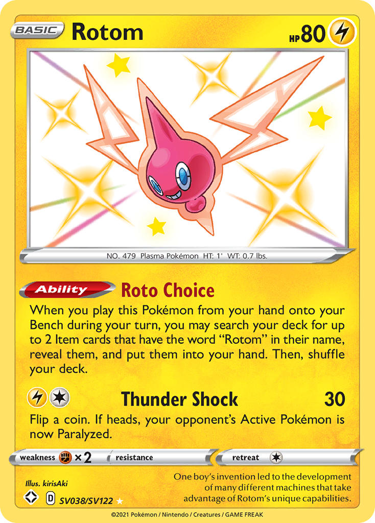 Rotom (SV038/SV122) [Sword & Shield: Shining Fates] | Clutch Gaming