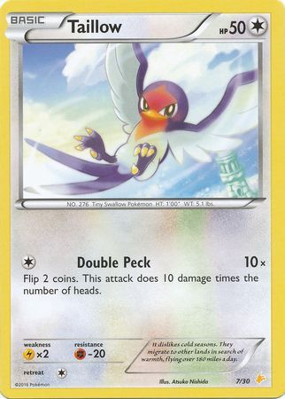 Taillow (7/30) [XY: Trainer Kit 3 - Pikachu Libre] | Clutch Gaming