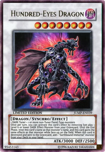 Hundred-Eyes Dragon [JUMP-EN039] Ultra Rare | Clutch Gaming