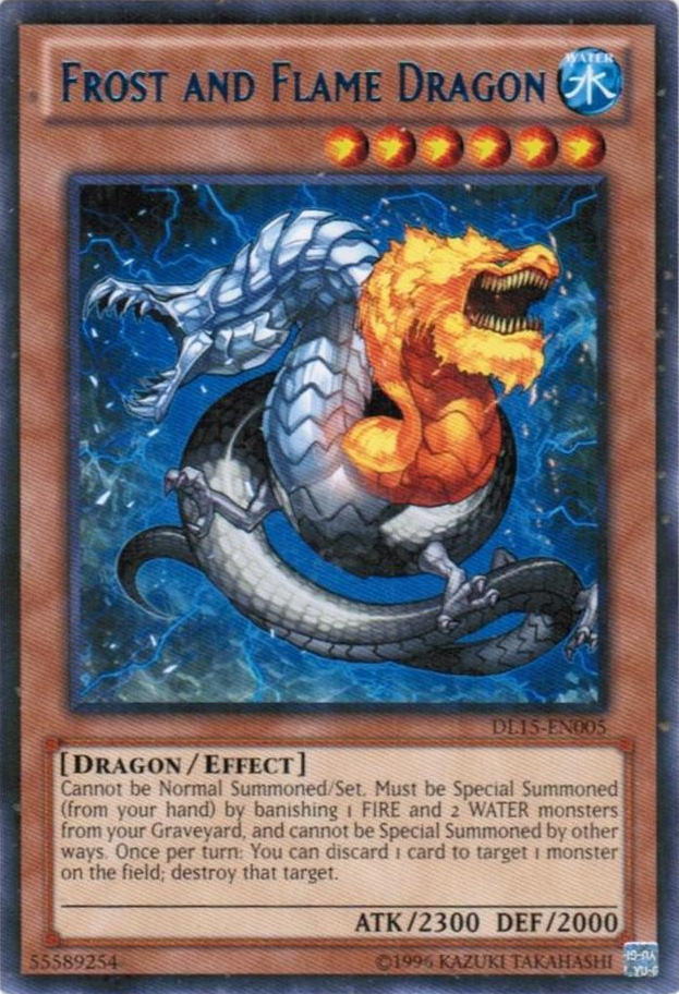 Frost and Flame Dragon (Blue) [DL15-EN005] Rare | Clutch Gaming