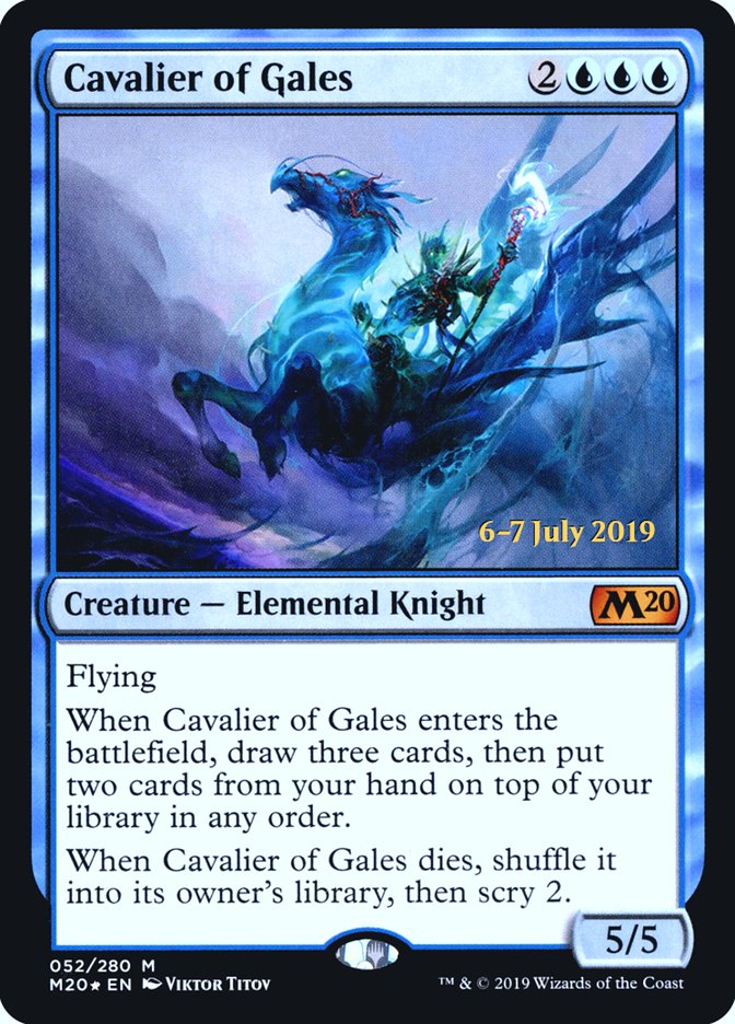 Cavalier of Gales [Core Set 2020 Prerelease Promos] | Clutch Gaming