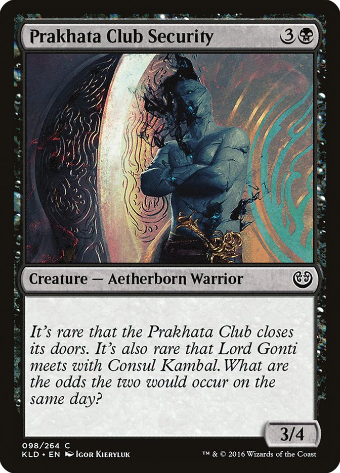 Prakhata Club Security [Kaladesh] | Clutch Gaming