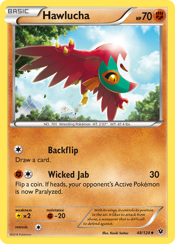 Hawlucha (48/124) [XY: Fates Collide] | Clutch Gaming