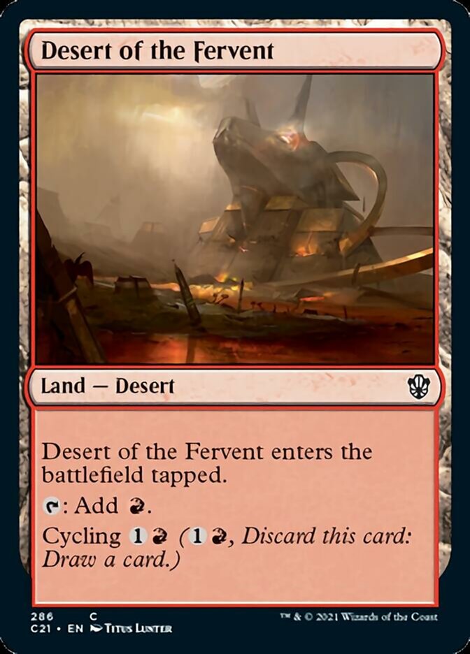 Desert of the Fervent [Commander 2021] | Clutch Gaming