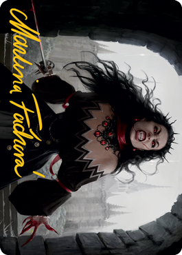 Voldaren Stinger Art Card (Gold-Stamped Signature) [Innistrad: Midnight Hunt Art Series] | Clutch Gaming