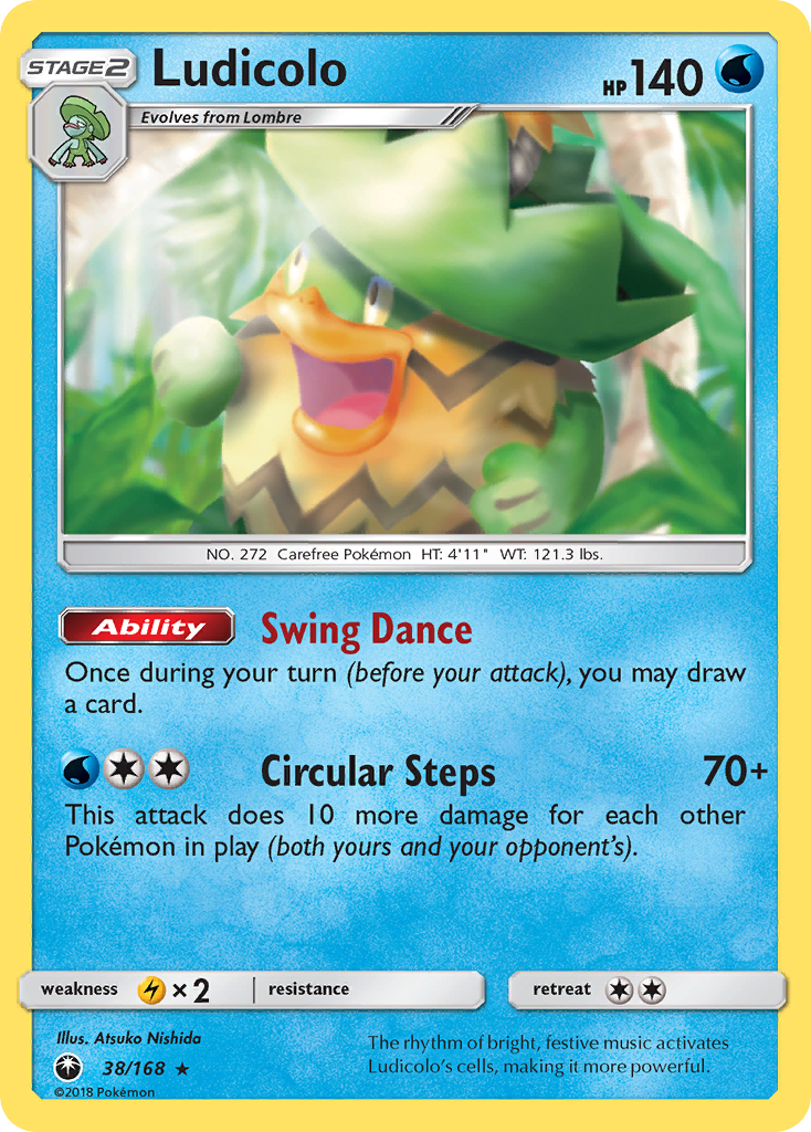 Ludicolo (38/168) [Sun & Moon: Celestial Storm] | Clutch Gaming