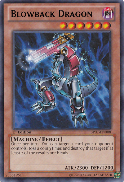 Blowback Dragon [BP01-EN008] Rare | Clutch Gaming