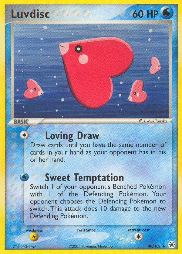 Luvdisc (40/101) [EX: Hidden Legends] | Clutch Gaming