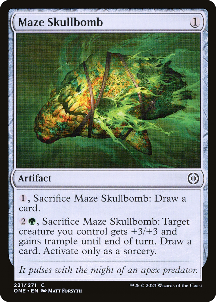 Maze Skullbomb [Phyrexia: All Will Be One] | Clutch Gaming