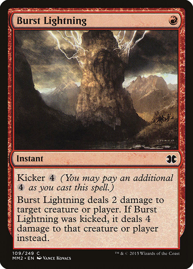 Burst Lightning [Modern Masters 2015] | Clutch Gaming