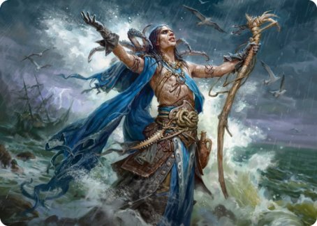 Lier, Disciple of the Drowned Art Card [Innistrad: Midnight Hunt Art Series] | Clutch Gaming