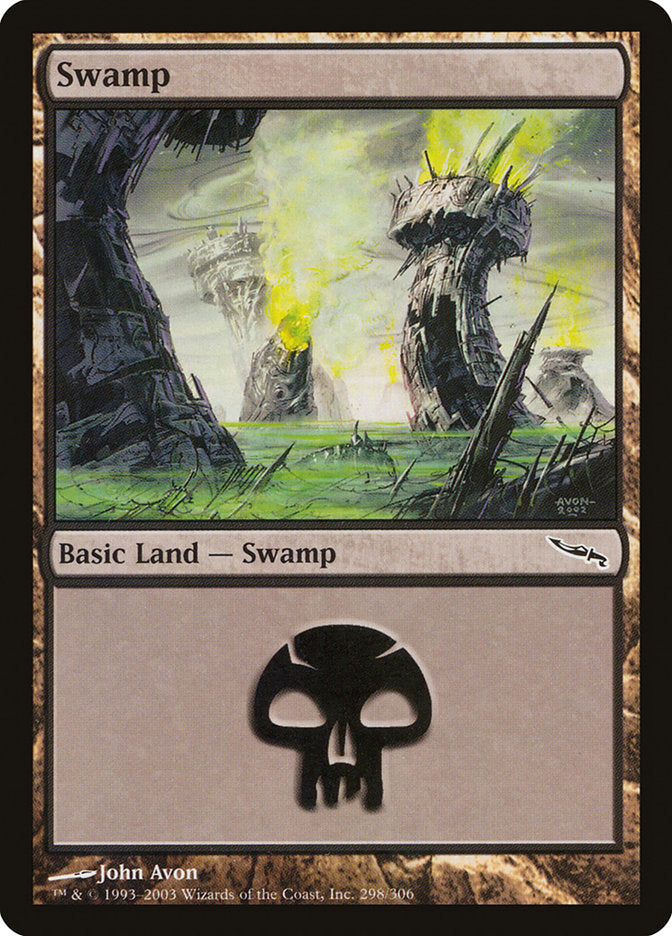 Swamp (298) [Mirrodin] | Clutch Gaming