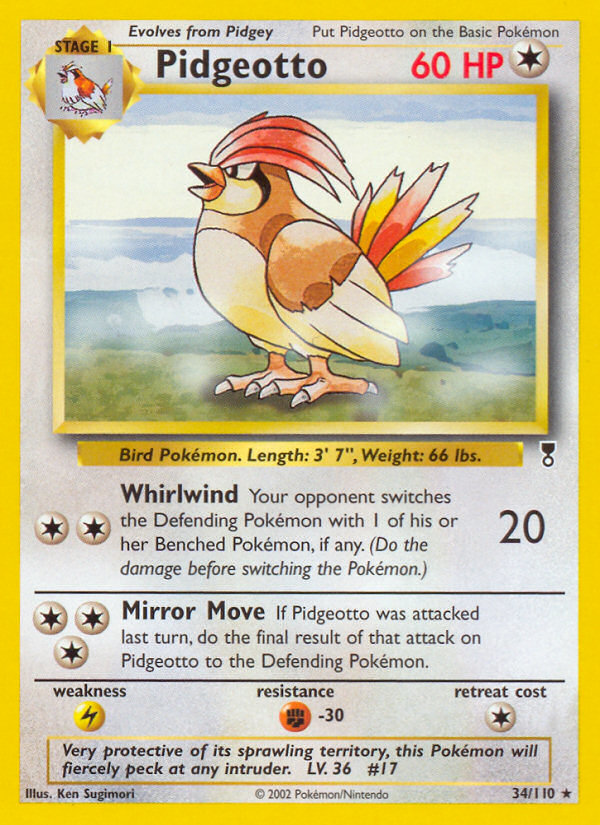 Pidgeotto (34/110) [Legendary Collection] | Clutch Gaming