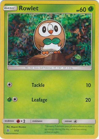 Rowlet (1/12) [McDonald's Promos: 2017 Collection] | Clutch Gaming