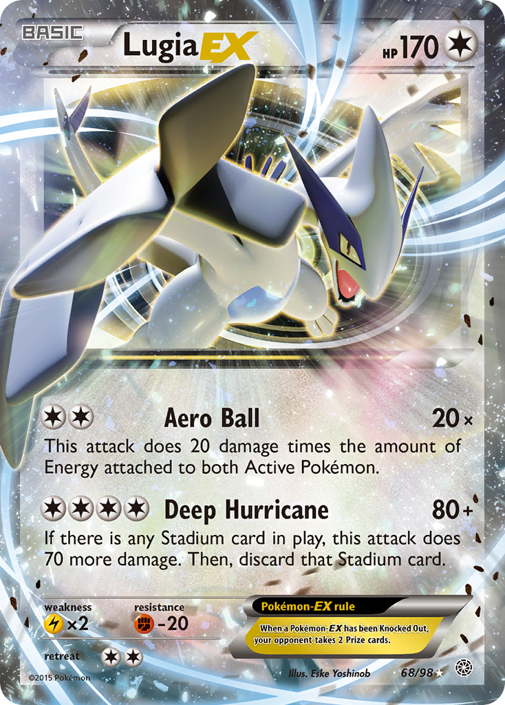 Lugia EX (68/98) [XY: Ancient Origins] | Clutch Gaming