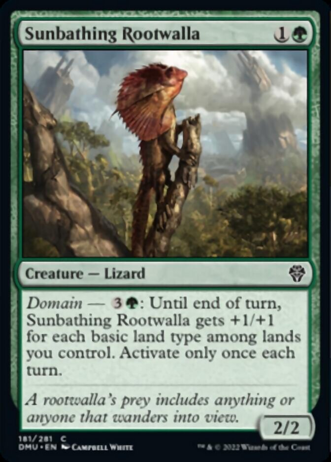 Sunbathing Rootwalla [Dominaria United] | Clutch Gaming