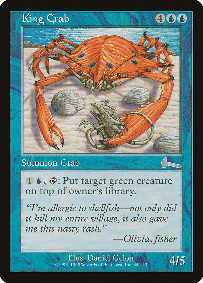 King Crab [Urza's Legacy] | Clutch Gaming