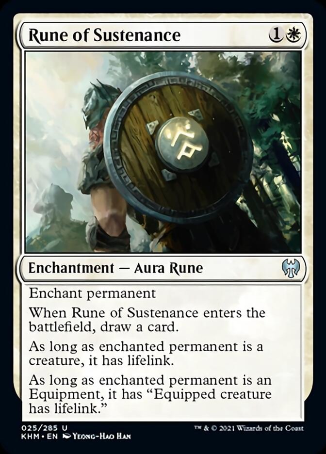 Rune of Sustenance [Kaldheim] | Clutch Gaming