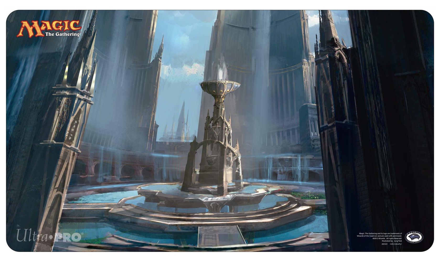 Ultra PRO: Playmat - Return to Ravnica (Hallowed Fountain) | Clutch Gaming