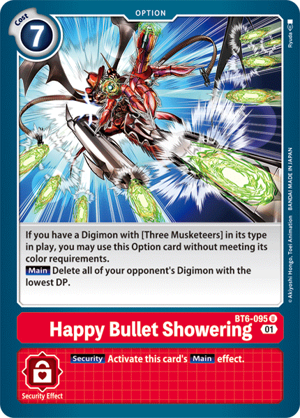 Happy Bullet Showering [BT6-095] [Double Diamond] | Clutch Gaming