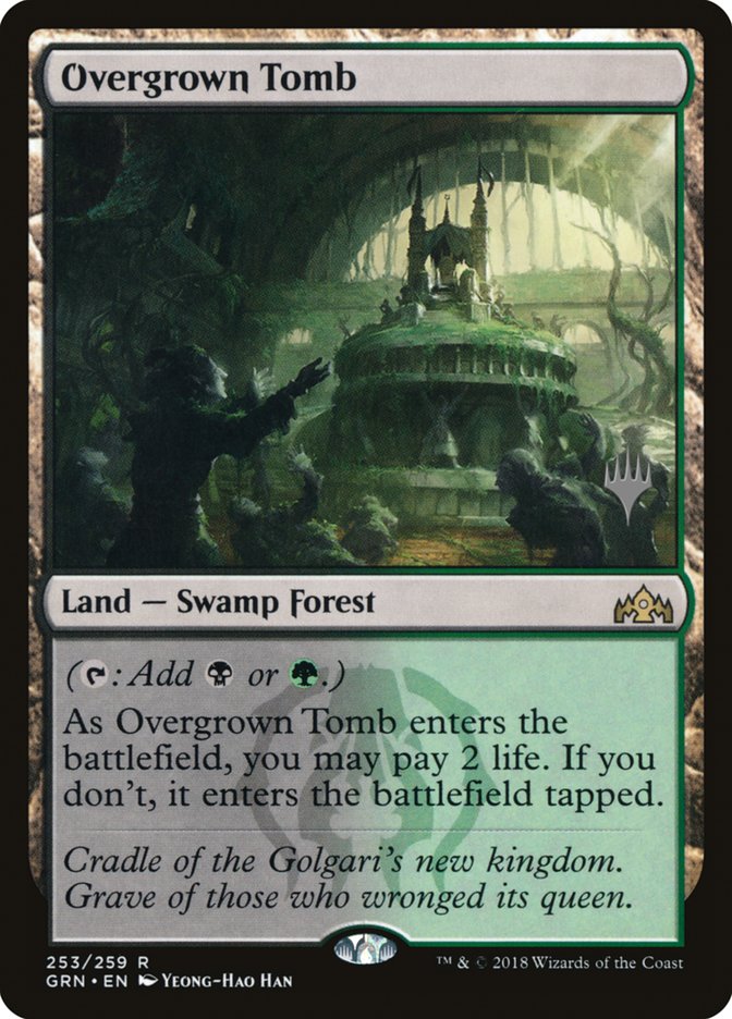 Overgrown Tomb (Promo Pack) [Guilds of Ravnica Promos] | Clutch Gaming