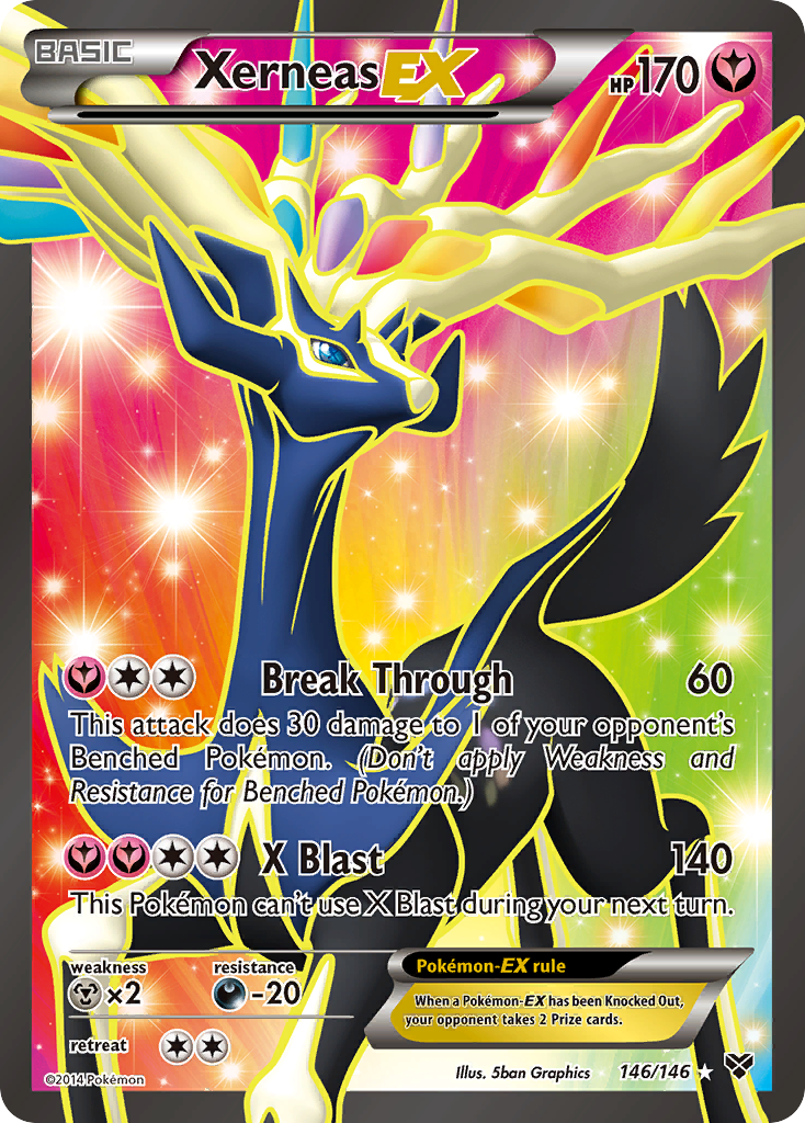 Xerneas EX (146/146) [XY: Base Set] | Clutch Gaming