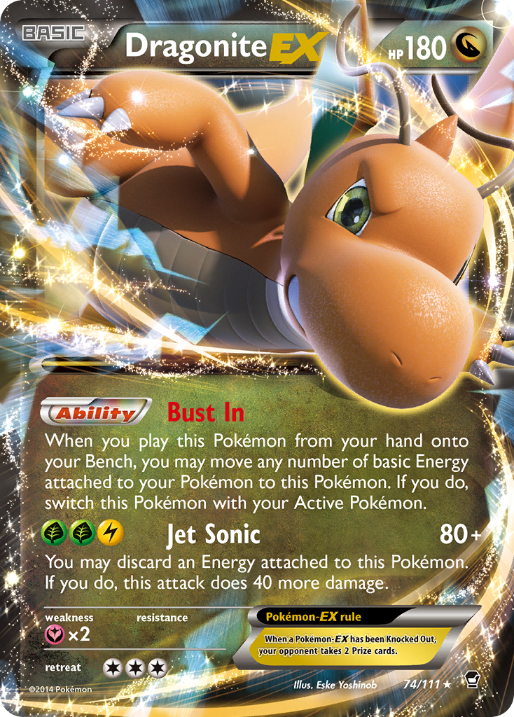 Dragonite EX (74/111) [XY: Furious Fists] | Clutch Gaming