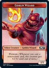 Goblin Wizard // Treasure Double-Sided Token [Core Set 2021 Tokens] | Clutch Gaming