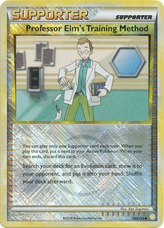 Professor Elm's Training Method (100/123) (League Promo) [HeartGold & SoulSilver: Base Set] | Clutch Gaming