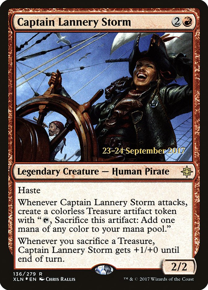 Captain Lannery Storm [Ixalan Prerelease Promos] | Clutch Gaming