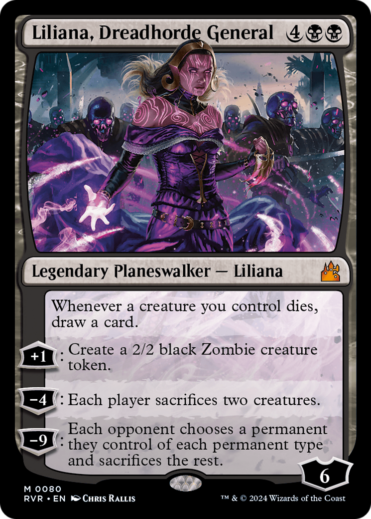 Liliana, Dreadhorde General [Ravnica Remastered] | Clutch Gaming