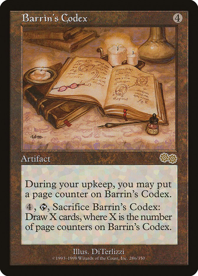 Barrin's Codex [Urza's Saga] | Clutch Gaming