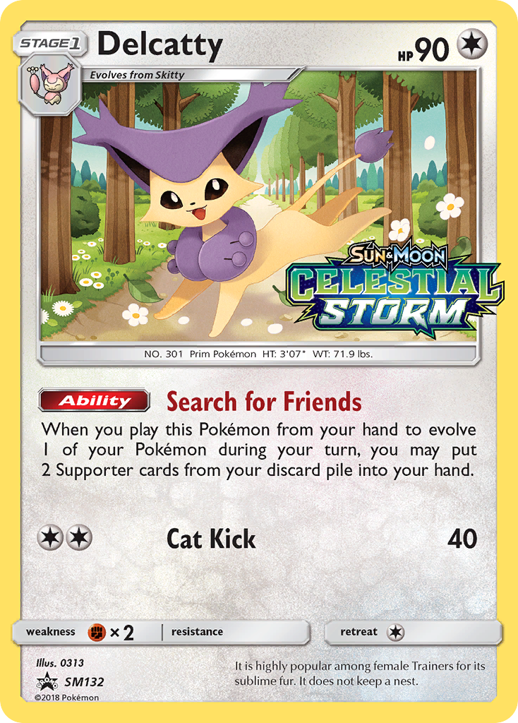 Delcatty (SM132) [Sun & Moon: Black Star Promos] | Clutch Gaming