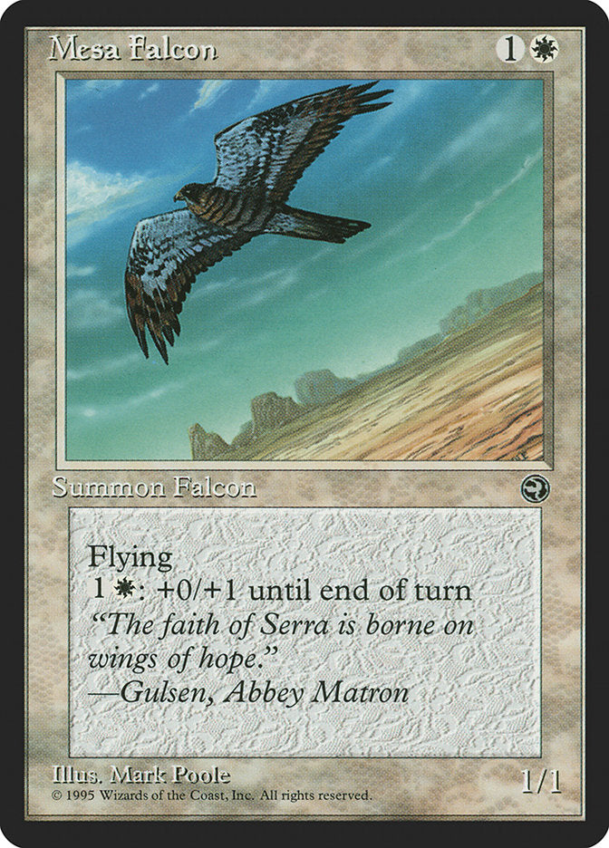 Mesa Falcon (Gulsen Flavor Text) [Homelands] | Clutch Gaming