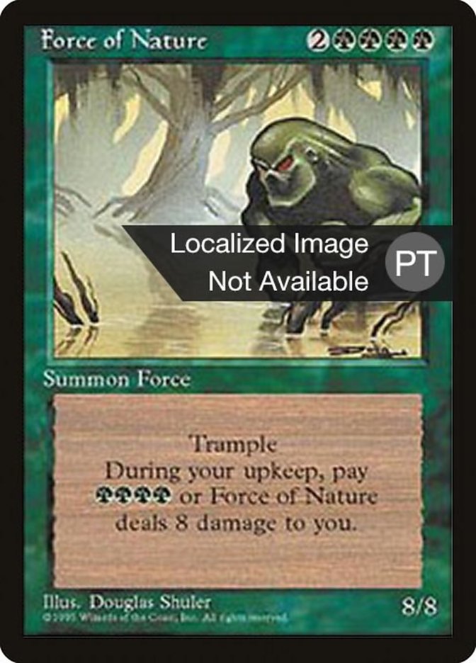 Force of Nature [Fourth Edition (Foreign Black Border)] | Clutch Gaming