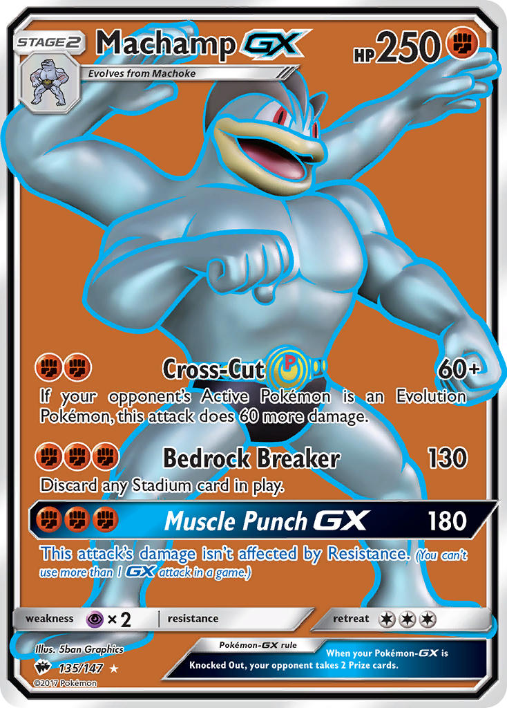 Machamp GX (135/147) [Sun & Moon: Burning Shadows] | Clutch Gaming