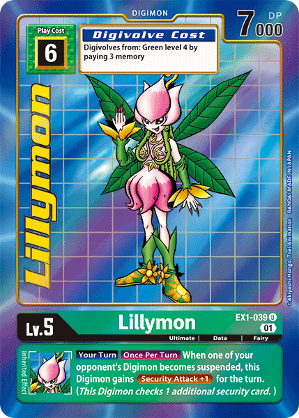 Lillymon [EX1-039] (Alternate Art) [Classic Collection] | Clutch Gaming