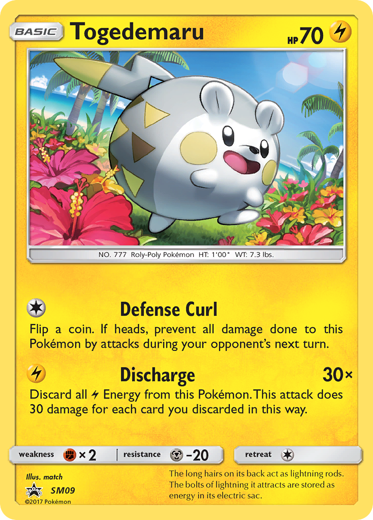 Togedemaru (SM09) [Sun & Moon: Black Star Promos] | Clutch Gaming