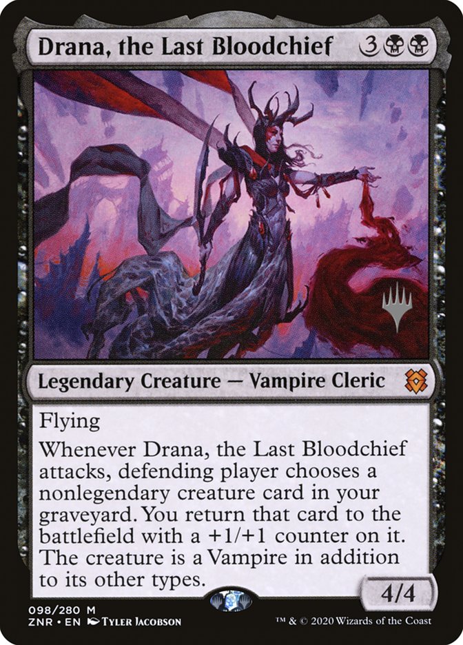 Drana, the Last Bloodchief (Promo Pack) [Zendikar Rising Promos] | Clutch Gaming