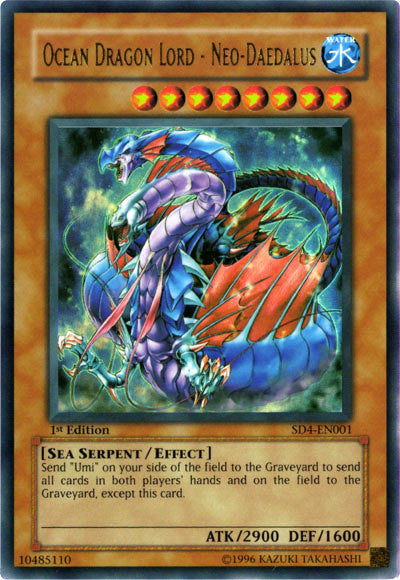 Ocean Dragon Lord - Neo Daedalus [SD4-EN001] Ultra Rare | Clutch Gaming