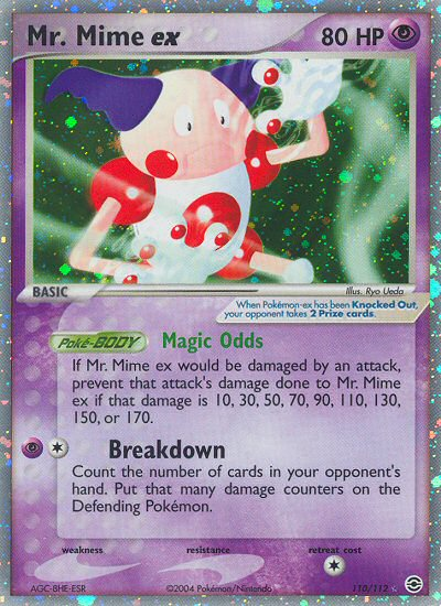 Mr. Mime ex (110/112) [EX: FireRed & LeafGreen] | Clutch Gaming